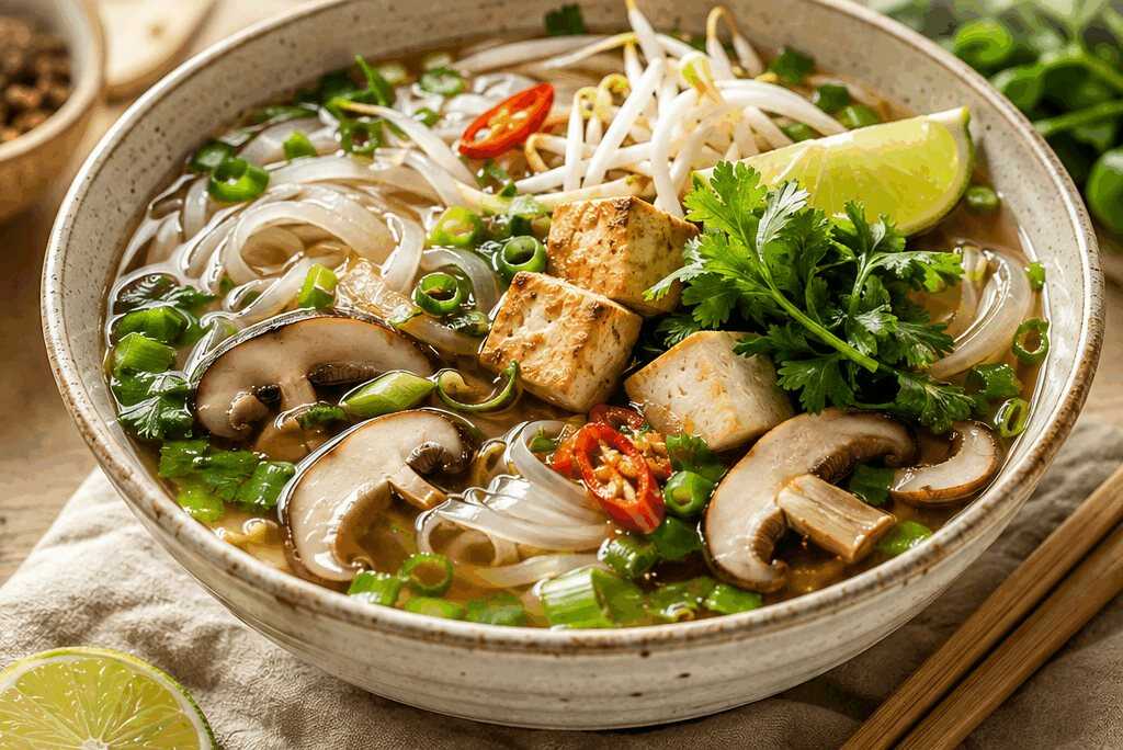 Vegane Pho: Wohltuende Aromen für Seele und Gaumen!