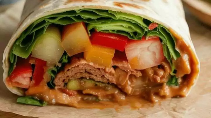 Vegane Wrap-Füllung mit Gemüse