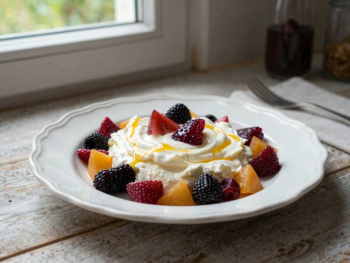 Verführerisch leckeres Käse-Sahne-Dessert: Probieren Sie das unwiderstehliche Rezept aus! – während der Zubereitung
