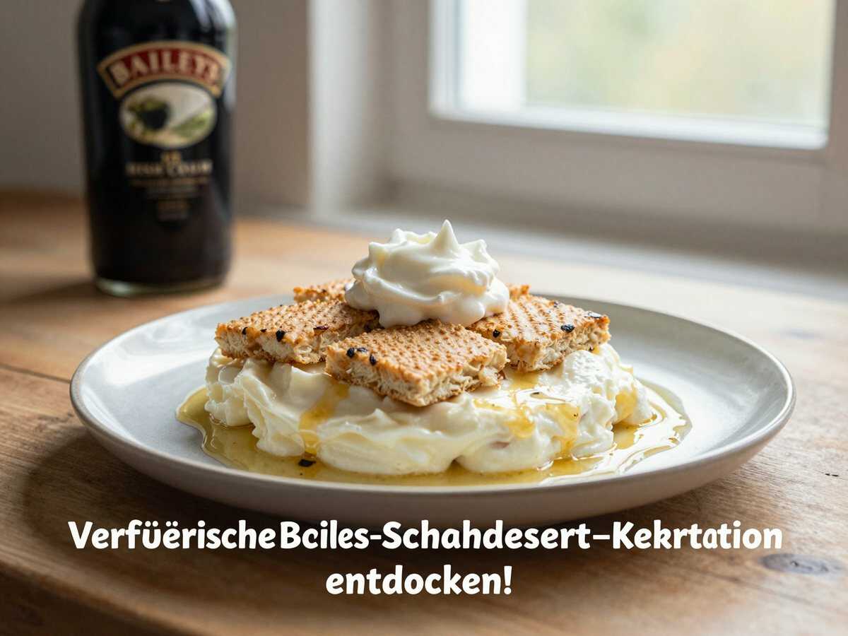 Verführerische Baileys-Schichtdessert-Kreation entdecken! – während der Zubereitung