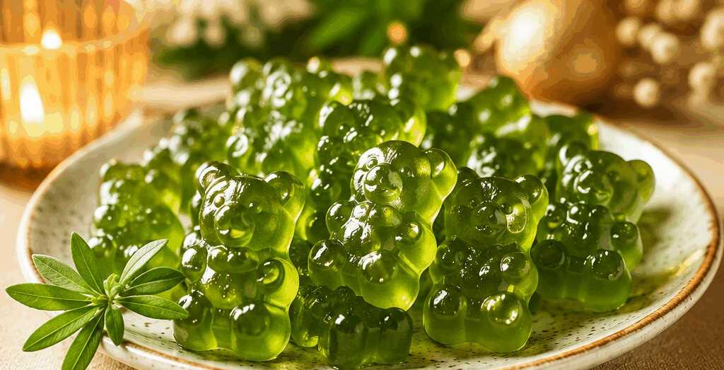 Verführerische Waldmeister-Gummibärchen, die Sie probieren müssen! – so sieht es fertig aus