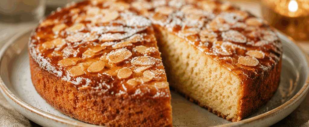 Verführerischer Amaretto-Mandelkuchen: Ein Genuss für alle Naschkatzen! – so sieht es fertig aus
