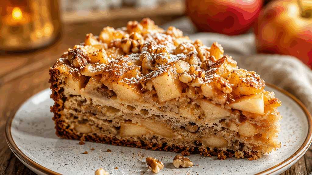 Verführerischer Apfel-Zimt-Nuss-Traum: Ein Muss für jeden Kuchenliebhaber! – so sieht es fertig aus