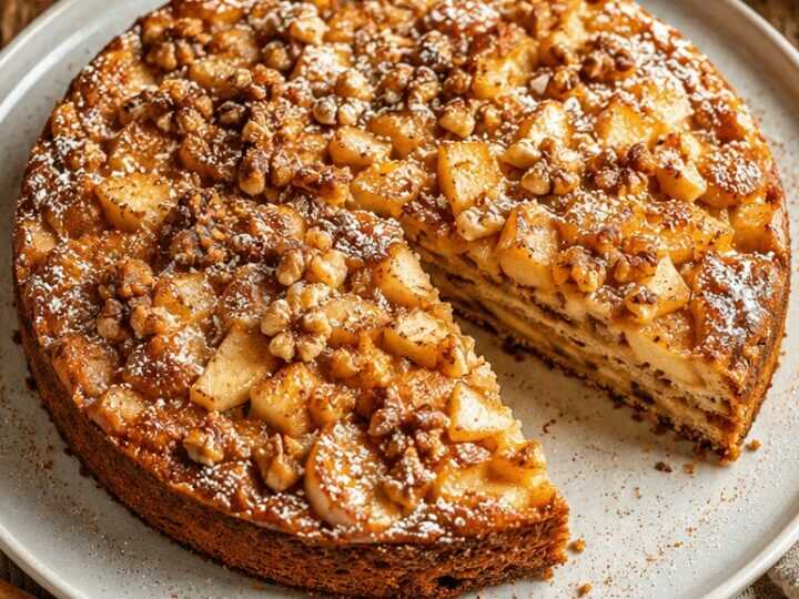 Verführerischer Apfel-Zimt-Nuss-Traum: Ein Muss für jeden Kuchenliebhaber!