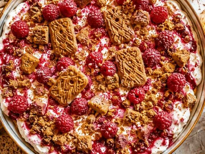 Verführerischer Himbeertraum mit Spekulatius – Ein unwiderstehliches Dessert-Erlebnis!