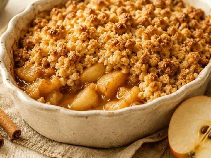 Verführerisches Apfelcrumble-Rezept, das Sie unbedingt ausprobieren müssen!