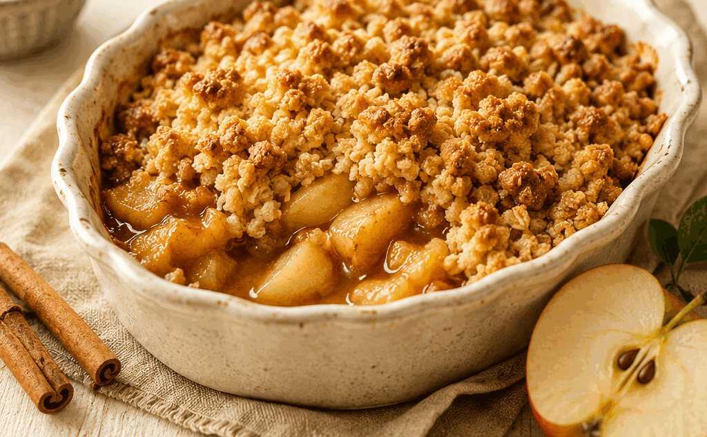 Verführerisches Apfelcrumble-Rezept, das Sie unbedingt ausprobieren müssen!