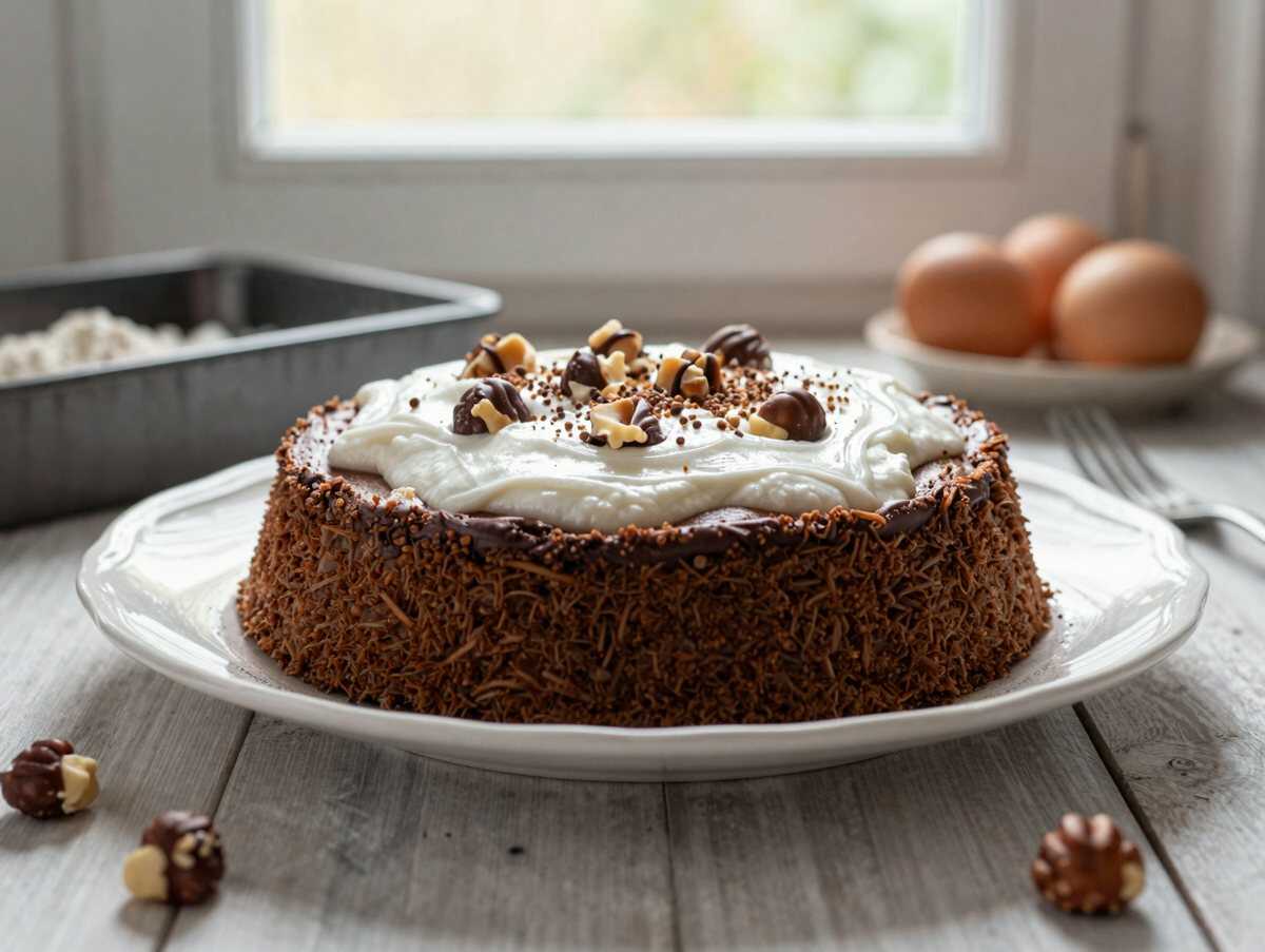 Verführerisches Cappuccino-Kuppel-Dessert: Ein Rezept, das Sie begeistern wird! – während der Zubereitung