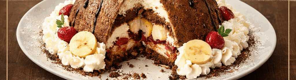 Cappuccino-Kuppel-Dessert