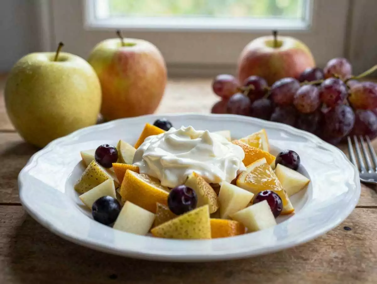 Verführerisches Dessert: Fruchtiger Joghurt-Traum zum Nachmachen – während der Zubereitung