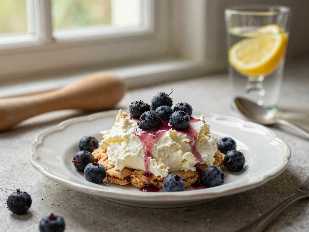 Verführerisches Dessert: Heidelbeer-Mascarpone-Kreation, die begeistert! – während der Zubereitung
