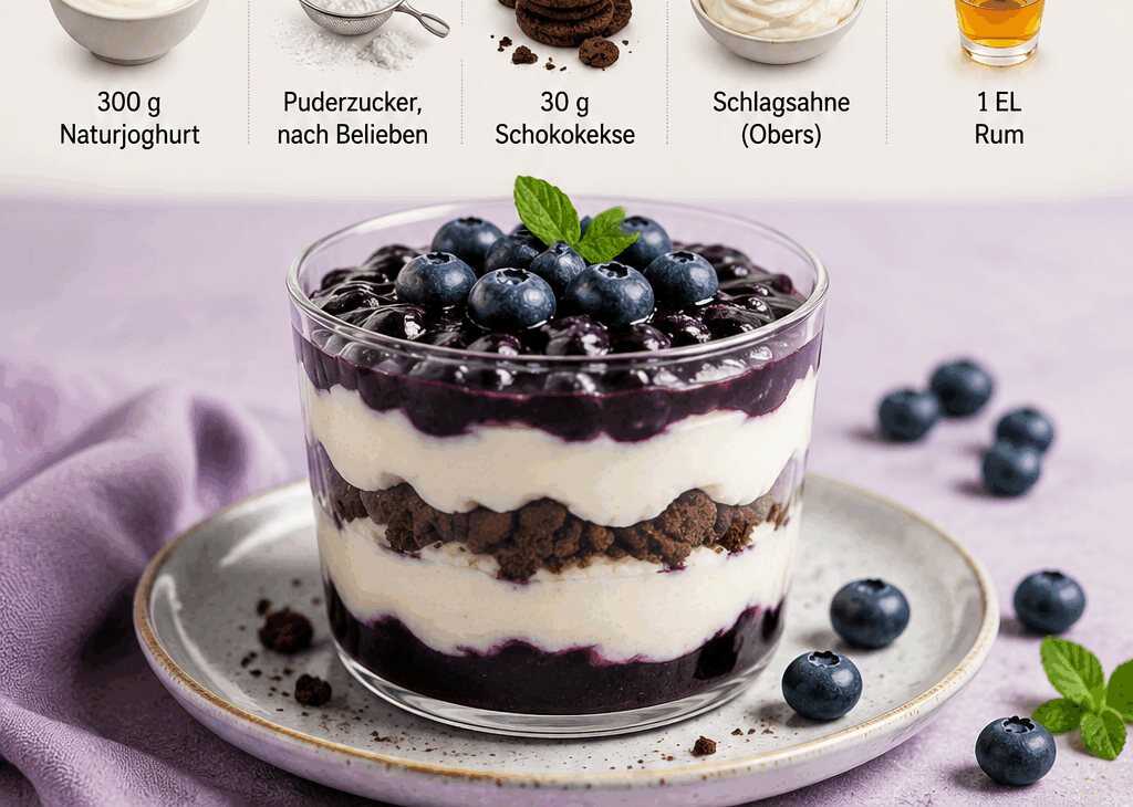 Verführerisches Dessert: Heidelbeer-Mascarpone-Kreation, die begeistert!