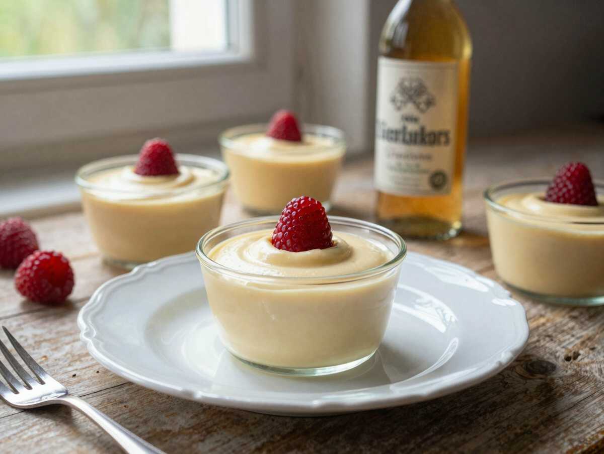 Verführerisches Eierlikör-Dessert mit Früchten: So einfach gelingt's! – während der Zubereitung
