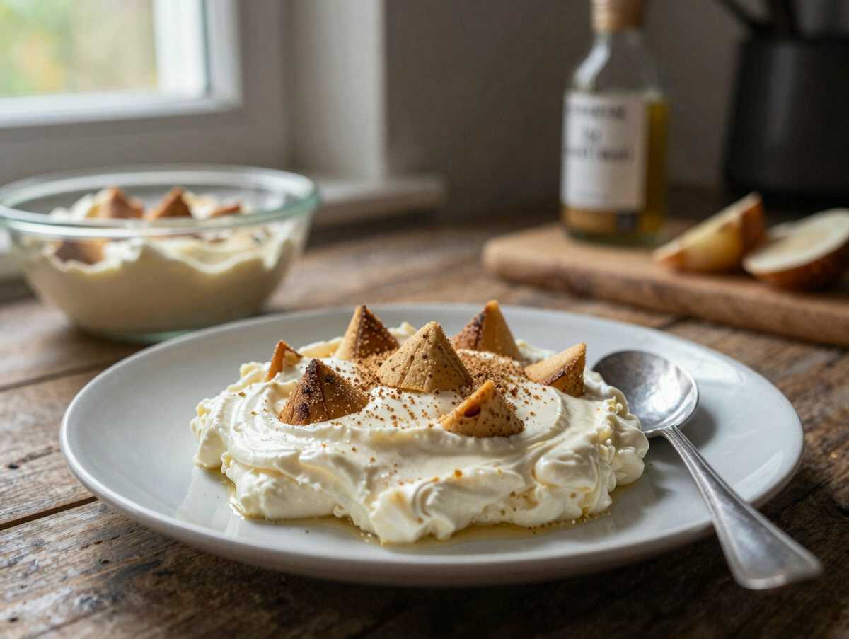 Verführerisches Himbeerdessert mit Spekulatius – Unwiderstehlicher Genuss garantiert! – während der Zubereitung