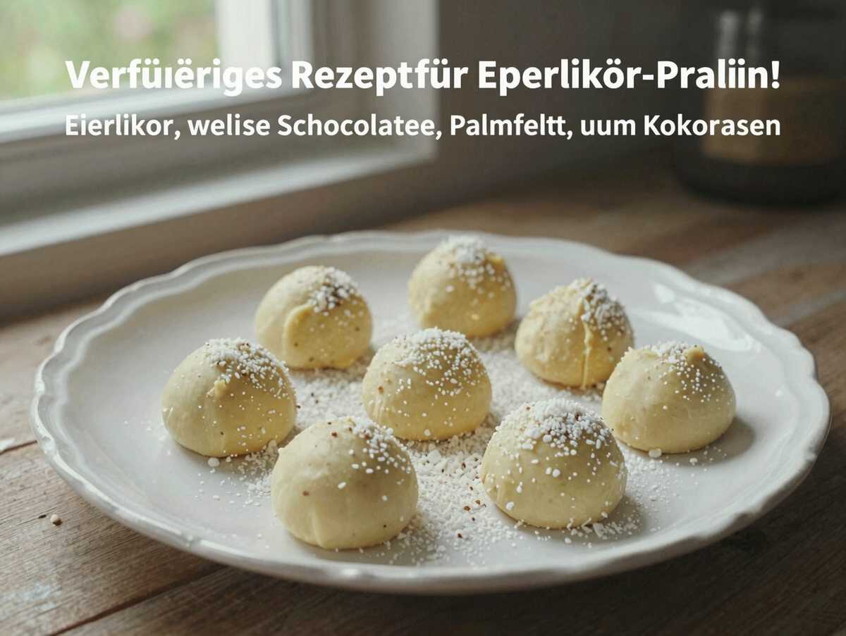 Verführerisches Rezept für unwiderstehliche Eierlikör-Pralinen! – während der Zubereitung