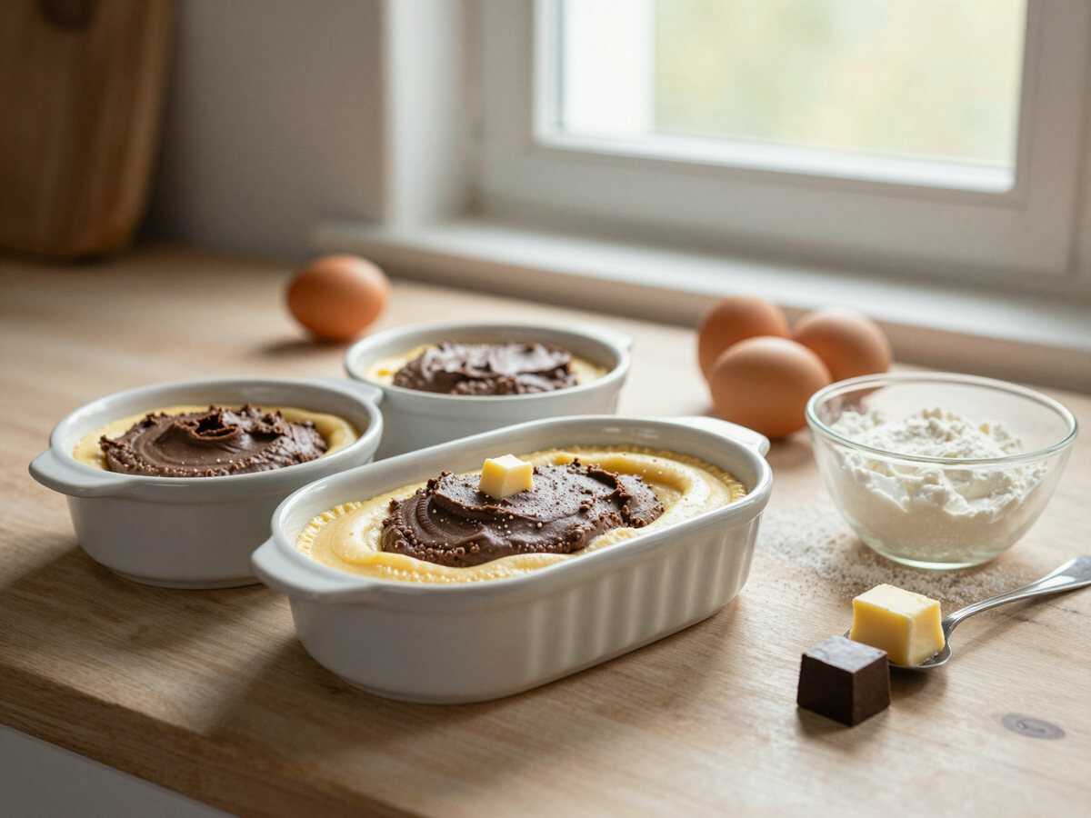 Verführerisches Schoko-Soufflé: Das Rezept, das alle beeindrucken wird! – während der Zubereitung