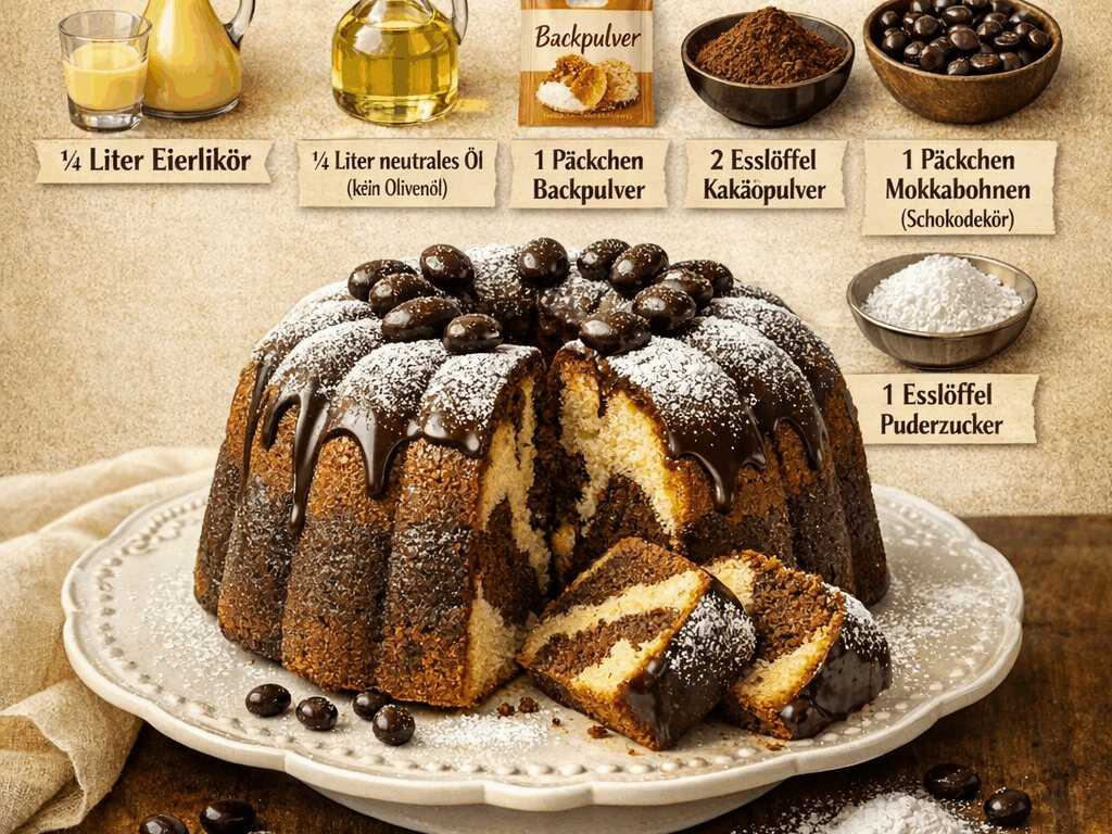Schoko-Eierlikörkuchen-Rezept