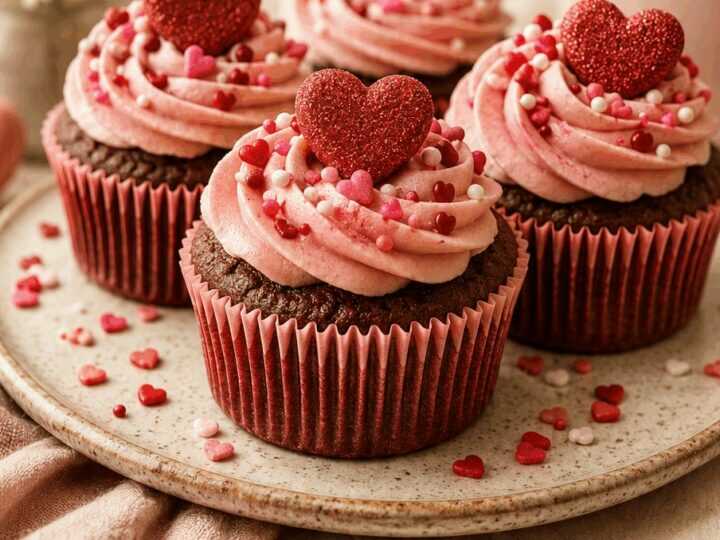 Verführerisches Valentin-Cupcake-Rezept: Ein Muss für Süßigkeitenliebhaber!