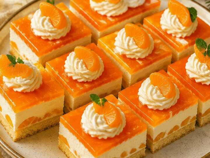 Verlockende Mandarinen-Quark-Schnitten: Der neue Dessert-Hit!