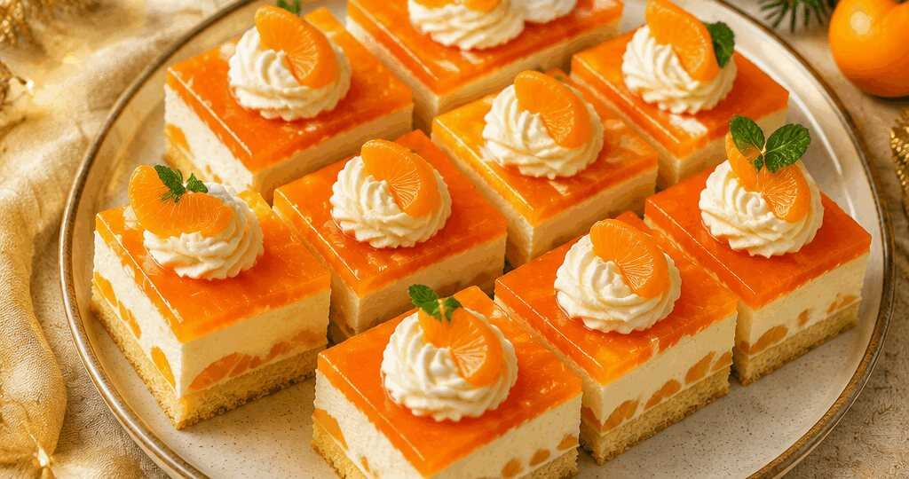 Mandarinen-Quark-Schnitten: Der neue Dessert-Hit