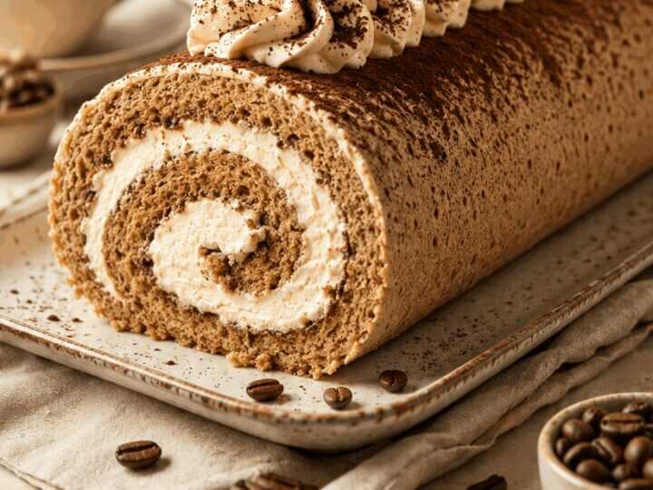 Verlockendes Kaffee-Biskuitrollen-Rezept: Ein Genussmoment erleben!