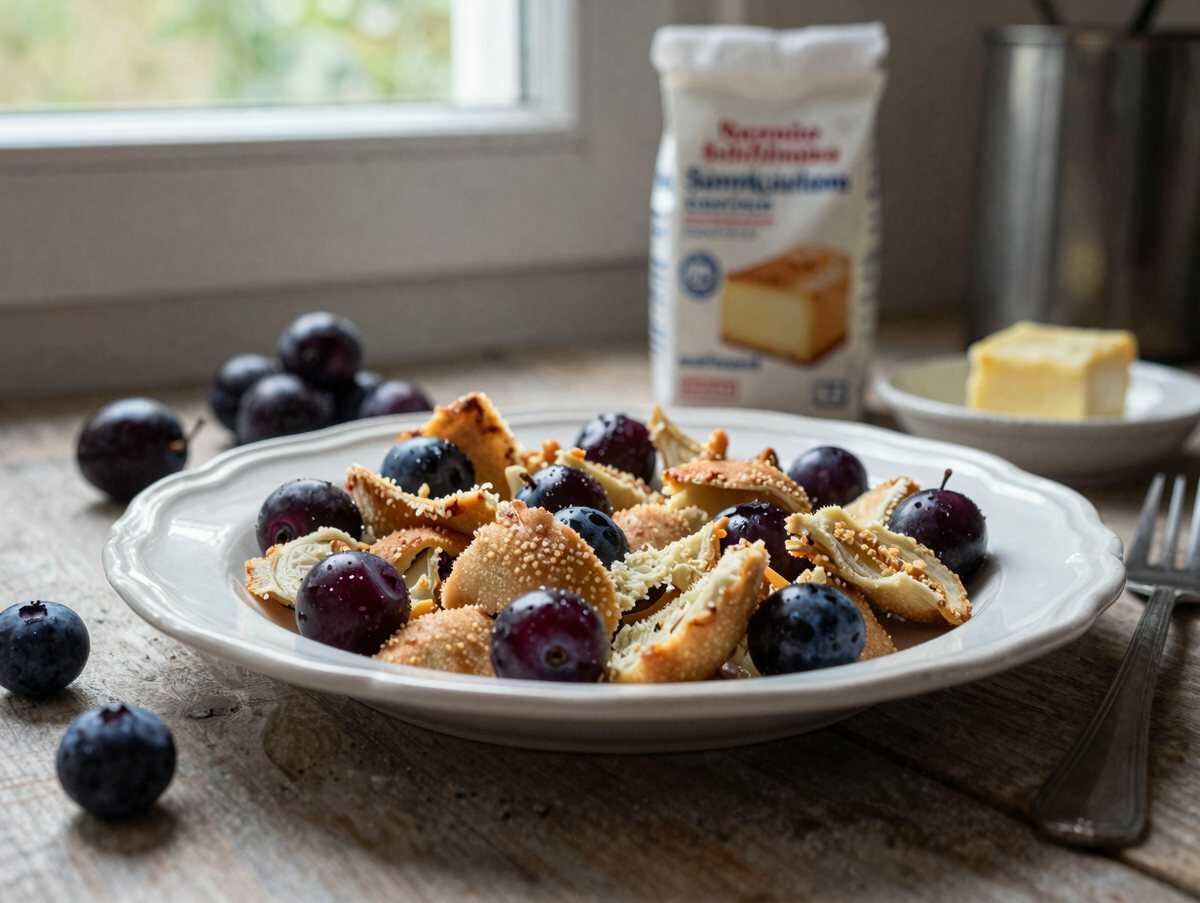 Verlockendes Pflaumenkuchen-Rezept mit Zimtstreuseln, das Sie probieren müssen! – während der Zubereitung