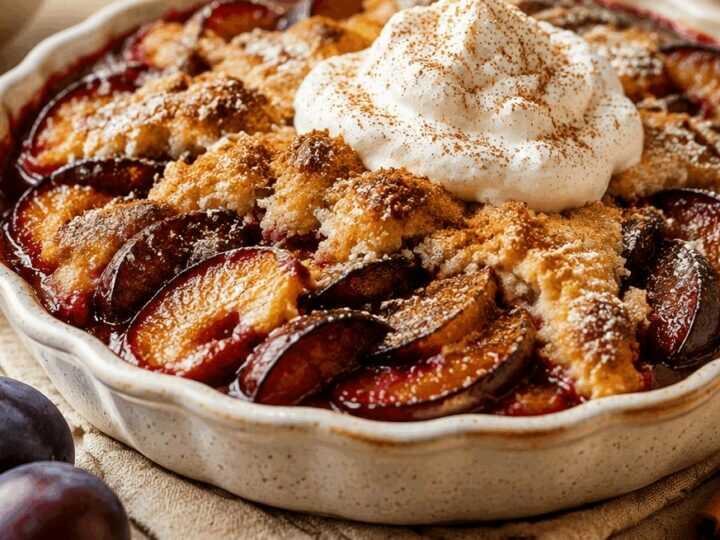 Verlockendes Pflaumen-Zimt-Dessert, das Sie probieren müssen!