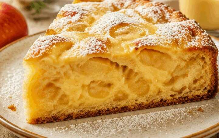 Verlockendes Rezept: Apfelkuchen mit Eierlikörguss, das Sie probieren müssen!