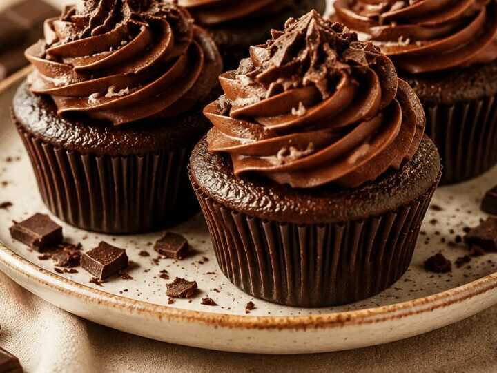 Verlockendes Rezept für himmlische Schoko-Cupcakes!