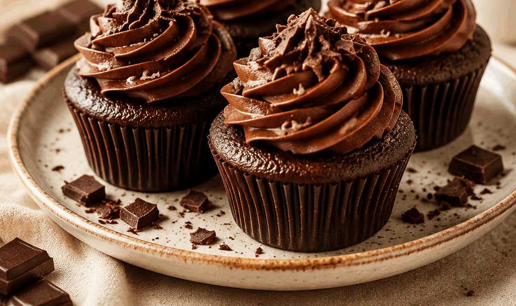 Verlockendes Rezept für himmlische Schoko-Cupcakes!