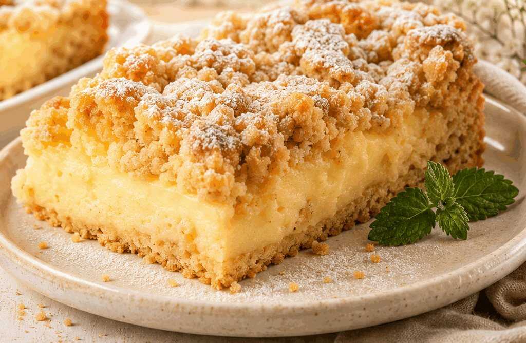 Verlockendes Rezept: Streuselpuddingkuchen, den du ausprobieren musst!
