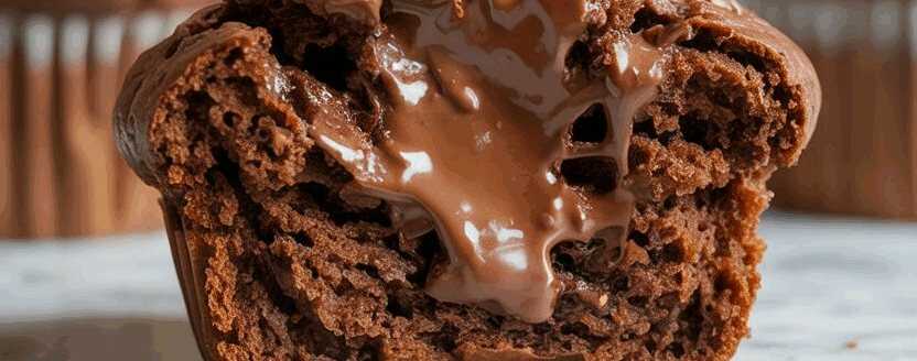 Verühren Sie 300g Mehl mit Schokolade, Muffins in 5 Minuten!