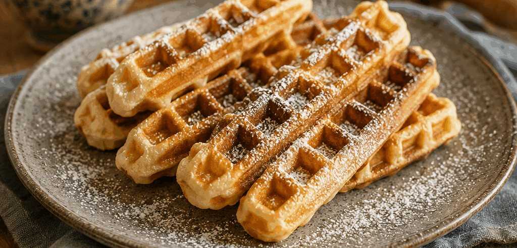 Waffel-Sticks aus dem Airfryer – mit Zutaten