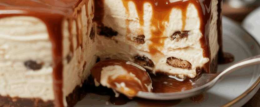 Weihnachtliche Spekulatius Frischkäsetorte ohne Backen