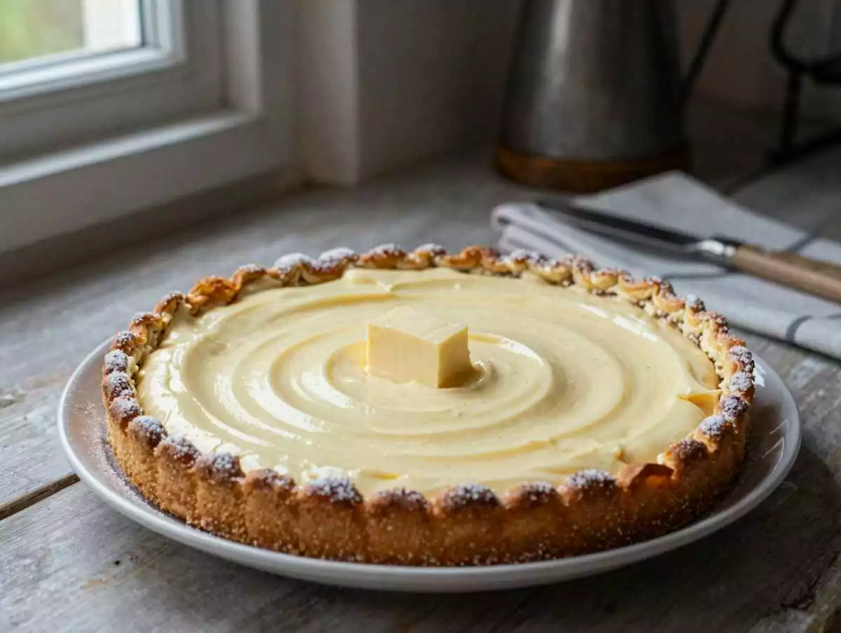 Weihnachtliche Spekulatius Frischkäsetorte ohne Backen – während der Zubereitung