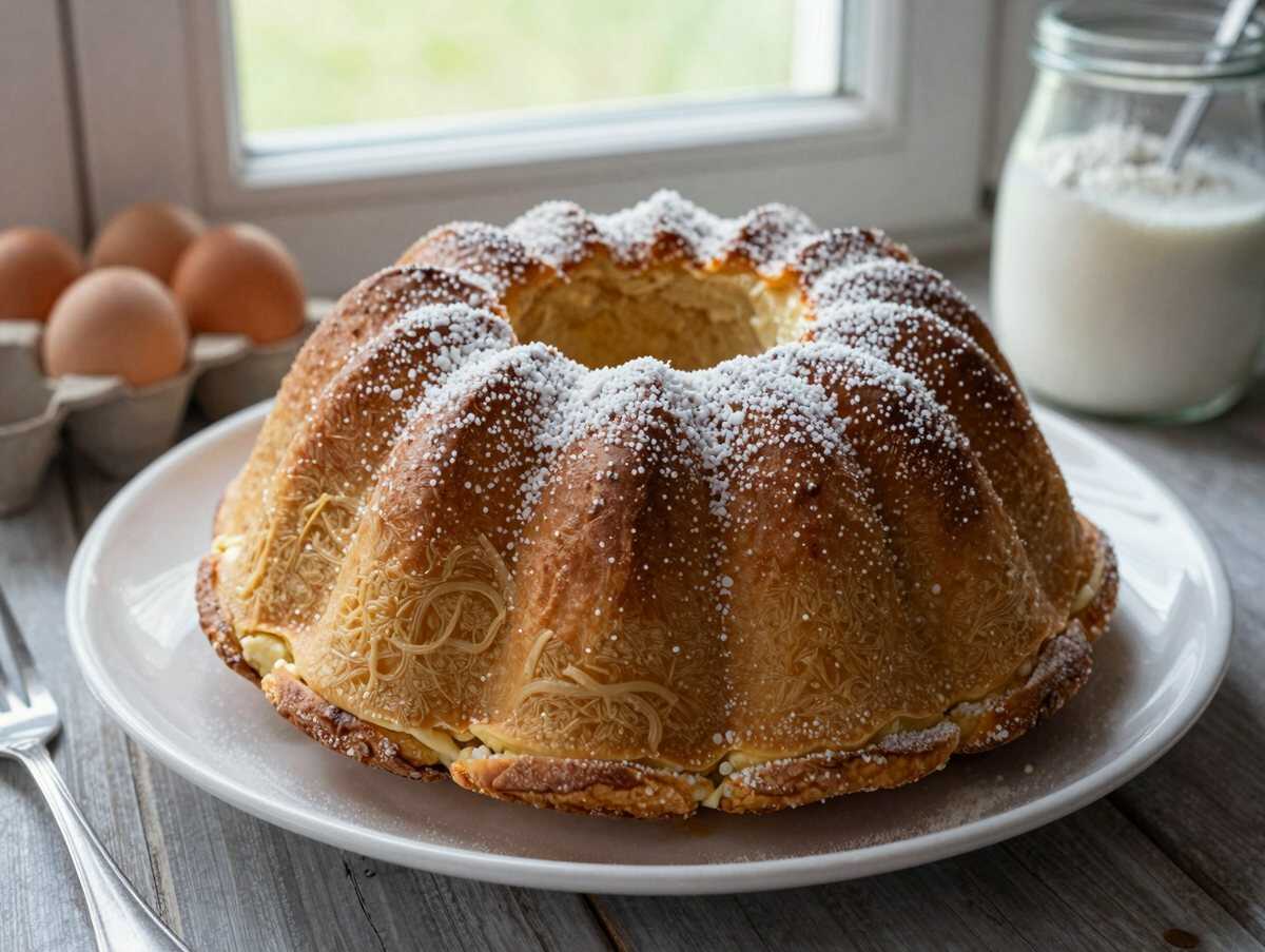 Weihnachtlicher Gugelhupf: Das ultimative Rezept für festlichen Genuss – während der Zubereitung