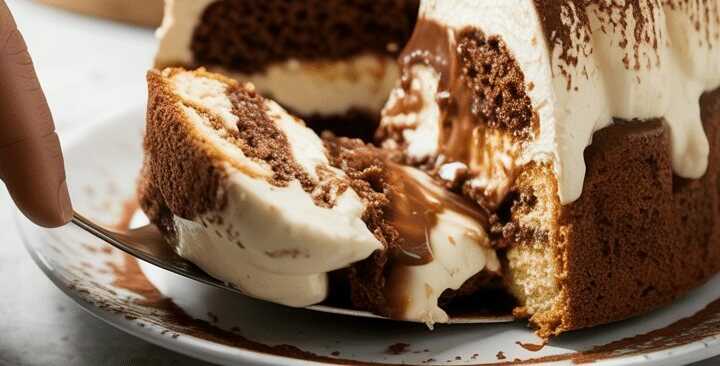 Weihnachtlicher Tiramisu Gugelhupf mit 200 ml Schlagsahne