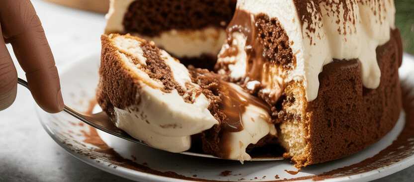Weihnachtlicher Tiramisu Gugelhupf mit 200 ml Schlagsahne