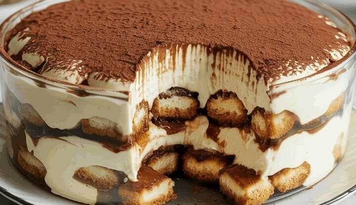 Weihnachtliches Tiramisu mit 250 g Mascarpone