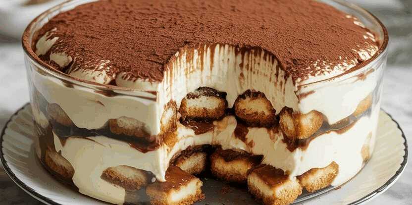 Weihnachtliches Tiramisu mit 250 g Mascarpone