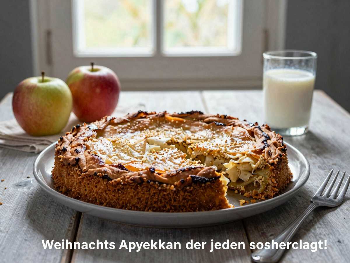 Weihnachts Apfelkuchen der jeden anderen schlagt! – während der Zubereitung