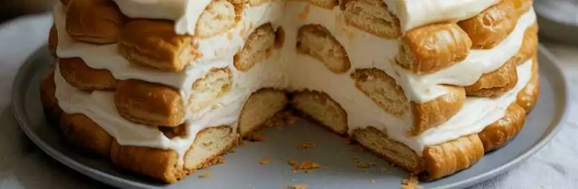 Windbeuteltorte ohne backen in 10 Minuten mit 400 g Sahne