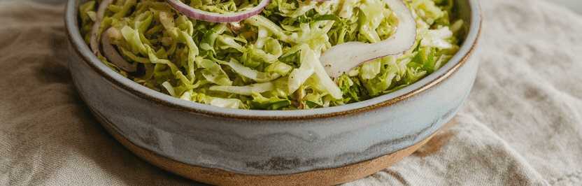 Wirsingsalat roh mariniert – so sieht es fertig aus