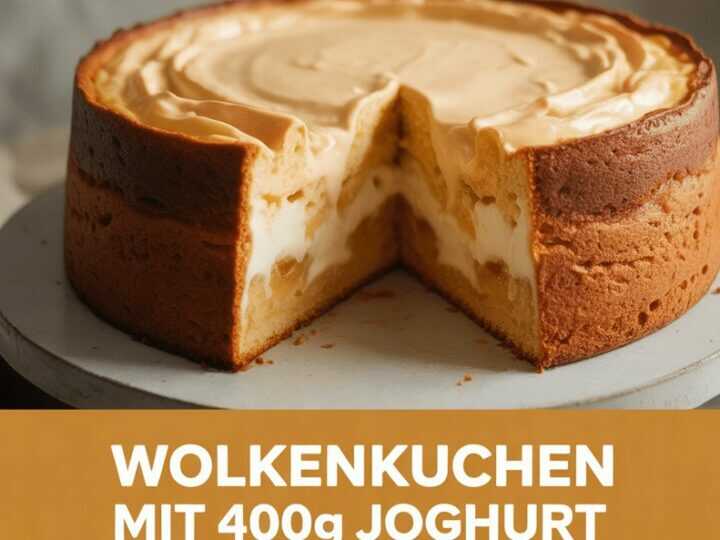 Wolkenkuchen mit 400 g Joghurt aus der 24er Springform