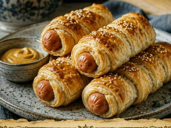 Würstchen im Schlafrock aus dem Airfryer – mit Zutaten, die du sowieso zu Hause hast