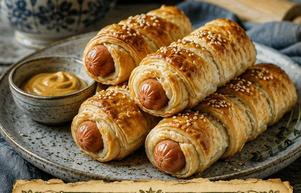 Würstchen im Schlafrock aus dem Airfryer – mit Zutaten, die du sowieso zu Hause hast