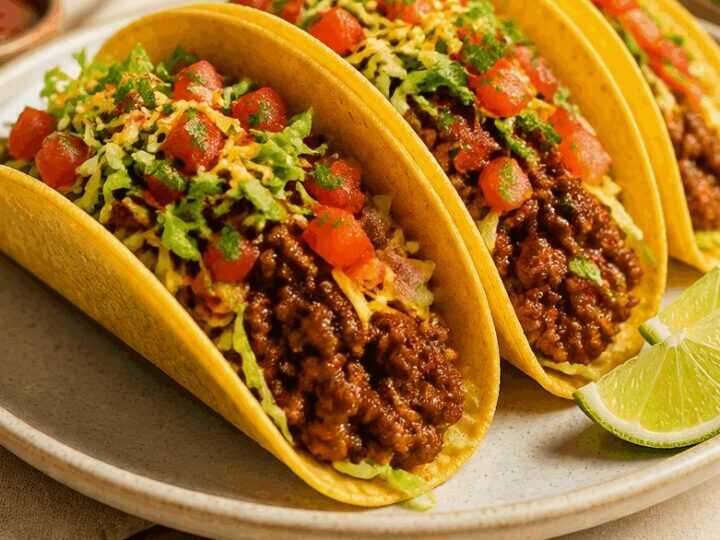 Würzige Hackfleisch-Tacos: Schnell, einfach und nach deinem Geschmack!