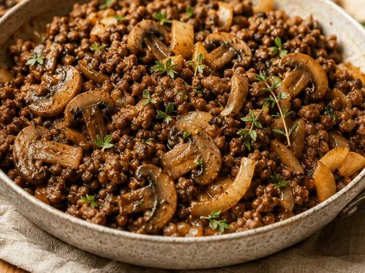 Würzige Keto-Hackfleischpfanne mit Worcestershire-Sauce – Dein neues Lieblingsrezept!