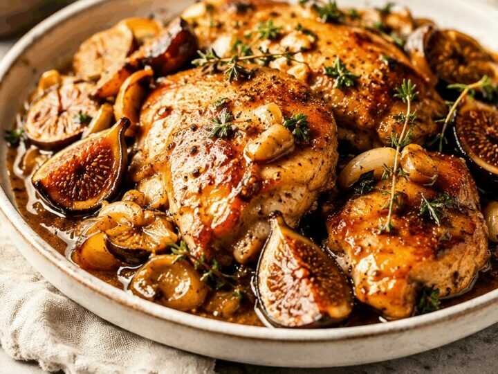 Würziges Essig-Hähnchen mit Feigen: Dein neuer Wochenhit!