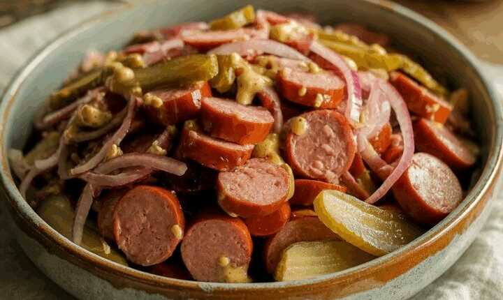 Wurstsalat klassisch süddeutsch